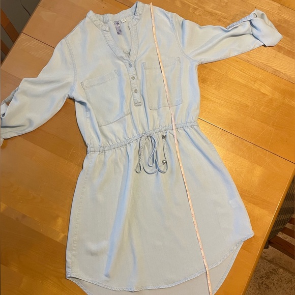 Alya Light blue Midi Dress Size Medium - Picture 10 of 12